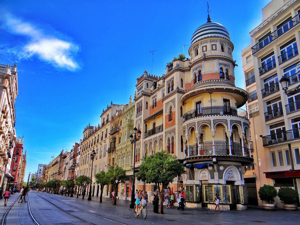 Hostly Acetres 2A-Penthouse In City Center-Fibre-Parking Opt Sevilla Kültér fotó